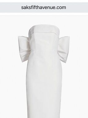 Alexia María  Margaret Bow Silk Dress 8